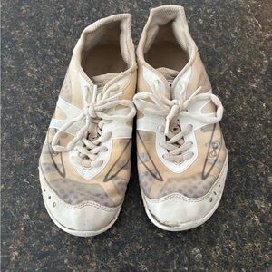 Women's White Infinity Cheerleading Sneakers - Worn